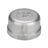 Tapa de Extremo de Tubería con Rosca Interna de Acero Inoxidable 304 Tapón Ciego Tapa de Tubo Conector Roscado Interno 1/2 Pulgada 3/4 Pulgada 1 Pulgada