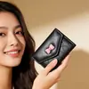 Cartera Pequeña Tipo Sobre Coreano de Alta Apariencia con Moño para Mujer 2026 Coreana Linda Corta Simple 70% de descuento Portamonedas y Tarjetas