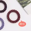 Diadema de línea telefónica Morandi para mujer, Diadema de celebridad de Internet, Cubierta simple de cuero, Goma para el pelo, Cuerda para el pelo, Tocado