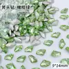 9*14mm Ax Celebridad de Internet Joyería para Uñas Diamante de Punta Inferior Súper Brillante Uña Portátil Decoración de Cristal de Diamante para Uñas con Forma Especial Venta al por Mayor