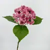 Película Hidratante Estilo Europeo con Tacto de Mano Flor Grande de Hortensia Artificial Adorno para Arreglo Floral de Hogar Sala de Estar Decoración de Boda Flor Artificial Venta al por Mayor
