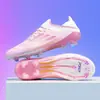 Zapatos de Fútbol para Niños Cruzados del Mundo para Niños, Adolescentes, Estudiantes, Niñas, Tachones Tf, Clavos Largos Ag, Zapatos Deportivos de Entrenamiento para Competición