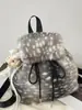 Bolsa feminina Shuai Mijia 2026 novo estilo com acabamento em renda fofa, fecho de aba, para usar na mão, no ombro e casualmente.