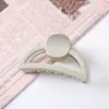 Pinza de Sujeción para Cabello Color Crema Estilo Dulce Pinza para el Cabello Versátil Pinza de Tiburón Nueva de Primavera para el Cabello de Niña