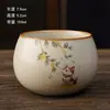 Caneca de Mestre de Forno Ru Grande Copo Pessoal Individual Xícara de Chá de Cerâmica Copo para Beber Chá Xícara de Chá Conjunto de Chá Kung Fu Caixa de Presente de Luxo