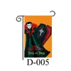 Tecido de Fundo Personalizado para Halloween Transfronteiriço Cortina de Porta Bandeira de Jardim Faixa Casal Dia dos Mortos Suprimentos para Festa em Bar Bandeira