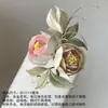 Set Completo de Materiales DIY de Flores, Kit de Materiales DIY de Flores de Terciopelo, Set de Hilo para Flores de Envoltura, Set Completo de Herramientas para Manualidades Hechas a Mano para Principiantes