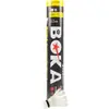 Venta al por mayor del fabricante Boka Genuino Bádminton Paquete de 3/6/12 Competición Interior y Exterior Entrenamiento Profesional Resistente Pluma de Ganso Blanco