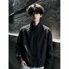 Chaqueta Bomber Venom Americana para Hombre Otoño Marca de Moda Tres Pruebas Cáscara Blanda Chaqueta de Montañismo Estilo de Alta Gama Canalla Fresco Cuello Alto Ropa de Abrigo