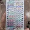 Ventas Directas del Fabricante de Wuzhou Diamante de Alto Carbono Corte de Fuegos Artificiales Zircón Color Degradado Piedra Artificial Piedra Suelta Hecho a Mano DIY