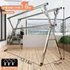 Tendedero plegable, de pie, retráctil, móvil, adecuado para dormitorios, balcones, uso doméstico, uso en exteriores para secar edredones y ropa, al por mayor