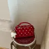 Shuai Mi Jia 2026 Otoño Nuevo Estilo Coreano Lunares Moda para Niña Lindo Nicho Bolso de Hombro y Bolso de Mano