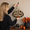 Novo produto transfronteiriço Placa de Boas-Vindas Mão de Esqueleto de Halloween P