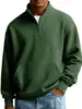 Sudadera de manga larga de color sólido pesado nueva, con cuello alto, europea y americana transfronteriza, para hombre, simple, a la moda, casual, deportiva, versátil, ropa para hombre