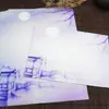 Set de Papel de Carta y Sobres Retro de Viento Papel de Escritura para Bolígrafo Papel de Carta A4 Sobre Horizontal Antiguo