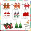 Moda de Exportación Europea y Americana Pendientes Acrílicos Navideños Tendencia Elegante Joyería para Orejas Casual de Fiesta para Damas
