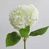 Flor Artificial de Hortensia Impresa en 3D Decoración del Hogar Ramo de Flores de Mesa Flor Falsa de Alta Gama con Tacto Realista Hortensia Arte Floral de Boda