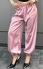 Pantalones WB Aladdin, pantalones holgados de satén tipo linterna