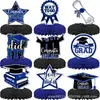 Conjunto de Decoração de Festa Temático da Temporada de Formatura, Faixas de Letras, Enfeites Espirais de Favo de Mel, Adereços para Fotos, Decorações com Caixa de Luz