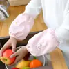 Funda Impermeable para Mujer Extensa Hogareña Cocina Tareas Domésticas Anti-aceite Manga para Brazo de Hombre Resistente al Desgaste Manga de Otoño e Invierno