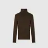 Versión Mejorada de la Ropa de Punto de Lana Apta para la Piel, Lavable a Máquina, Cuello Múltiple Versátil Sin Costuras, Moldeado Completo, Capa Base