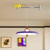 Quarto Colorido em Estilo Meio do Século Lâmpada de Teto Criativa Retrô Francês Quarto Principal Sala de Estudo Lâmpada Lâmpada Espectro Completo Proteção para os Olhos