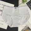 5130 Ropa Interior de Algodón Puro para Niñas con Estampado Fresco de Cuadros y Cintura Ondulada, Amigable con la Piel, Absorbente de Humedad, Transpirable, de Uso Prolongado, No se Enrolla, para Niñas Jóvenes
