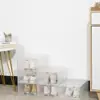 Caja de almacenamiento transparente para zapatos con tapa, tapa abatible transparente, caja para zapatillas de baloncesto, plástico a prueba de polvo, artefacto de almacenamiento para zapatero, venta al por mayor