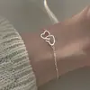 En stock suministro pulsera personalizada europea y americana moda tobillera personalizada de amor exótica todo partido pulsera sexy en forma de corazón