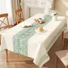 Mantel Moderno Minimalista, Impermeable, Resistente al Aceite, Mantel sin Lavado, Lujo Ligero, Tacto de Alta Gama, Mantel Engrosado, Mantel Rectangular para Mesa de Café