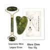 Rolo Massageador de Jade Transfronteiriço Conjunto Raspador em Forma de Coração Xiu Jade para Massagem Facial e do Pescoço Rolo Massageador de Cabeça Dupla
