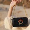 Bolso de Hombro de Lujo Ligero Estilo Chanel Bordado Xiaozhong Cadena Sentido de Alta Gama Cruzado Mini Pequeño Bolso 2025 Nuevo Moderno