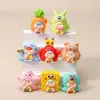 Animales Marinos Cubo DIY Accesorio Adorno para Coche Llavero Colgante Juguete de Moda Adorno Muñeca de Bolsa Sorpresa