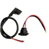 Tomada de carregador de veículo elétrico plugue de tomada moto elétrica bicicleta elétrica cabo em cotovelo tomada de três furos conexão de bateria