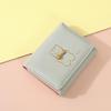 Billetera corta para mujer 2023 nueva moda versátil textura de alta calidad bolso moda billetera pequeña monedero mayoreo