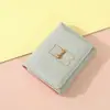 Billetera corta para mujer 2023 nueva moda versátil textura de alta calidad bolso moda billetera pequeña monedero mayoreo