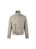 Jaqueta Casual Retro Workwear Cleanfit Outono Inverno para Homens e Mulheres Botão Lagosta Corte Curto Gola Alta Americana Tendência