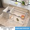 Barrera de valla para perros pequeños como Teddy, Corgi, Pomerania; Puerta de Aislamiento, Valla Protectora, Casa para Perro, Jaula a Prueba de Salpicaduras para Conejo