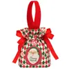 Bolsa Pequeña de Regalo Navideño, Bolsa para Empacar Manzanas de Nochebuena, Caja de Regalo Vacía, Regalo para Personas Mayores, Bolsa de Caramelo