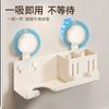 Soporte de Secador de Pelo con Ventosa Estante de Almacenamiento para Baño Estante de Secador de Pelo sin Taladro Estante de Baño Artefacto de Almacenamiento para Secador de Pelo Montado en la Pared