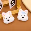 Acessório Broche de Pelúcia Tendência West Highland White Terrier DIY Pingente para Bolsa de Cachorro Acessórios para Headwear Pulseira