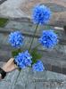 Nueva Hortensia de Simulación de Boda Comercio Exterior 5 Bola de Nieve Hortensia de Madera Verde Pequeña Bola de Mano Boda Decorativa Flor Artificial