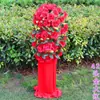 Arco de Flores de Seda Puerta de Flores Completa Puerta de Flores para Boda Evento de Celebración de Apertura de Tienda Nuevo Arco de Flores Soporte para Flores Accesorios de Flores para Boda