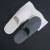 Pantuflas Desechables de Hotel Otoño e Invierno Terciopelo de Coral Engrosadas Antideslizantes Hospitalidad en el Hogar Antideslizantes Uso en Hoteles de Alta Gama y B&B