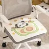 Cojín de Seda de Hielo, Cojín Lindo de Trasero de Panda, Cojín para Silla de Oficina que No da Calor en Verano, Cojín Fresco y Transpirable para Dormitorios de Estudiantes