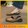 Sandalias Baotou para Mujer Verano 2025 Nueva Moda Zapatos Mary Jane Franceses Verano Tacón Grueso Retro Zapatos de Hada