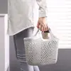 Popular cesta de almacenamiento para baño en línea/cesta para la compra/cesta para lavabo/cesta de almacenamiento para el hogar/cesta de baño para húmedo y seco