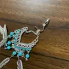 Aretes de Estilo Exótico de Venta Caliente Retro Literario Clásico Dignificado Ganchos para la Oreja Versátil Hueco Moda Borla Colgantes
