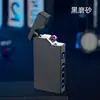 Isqueiro de arco duplo sensor inteligente de alta qualidade com alto valor estético, gravação a laser, isqueiro à prova de vento recarregável eletrônico atacado