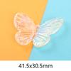 Paquete de Material para Carcasa de Teléfono Móvil de Mariposa con Degradado Colorido Transparente Láser DIY Pegamento Crema Hecho a Mano Accesorios de Resina Venta al por Mayor